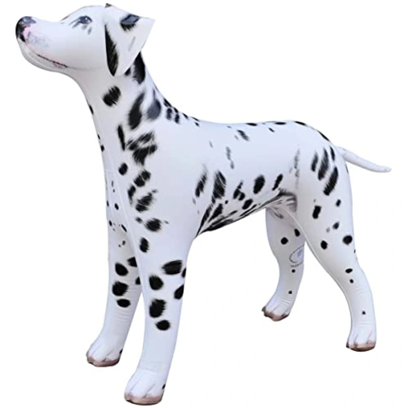 Jet Creations 39″ L Inflatable Dalmatian Dog Black White Lifelike Blow-Up Animal Puppy Pet Figure for Decor Play Livestock Theme Party Pool Birthday VBS for Boys Girls Kids, 1pc